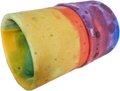 Rainbow Chinchilla Tunnel | 6" Diameter | 10" Length